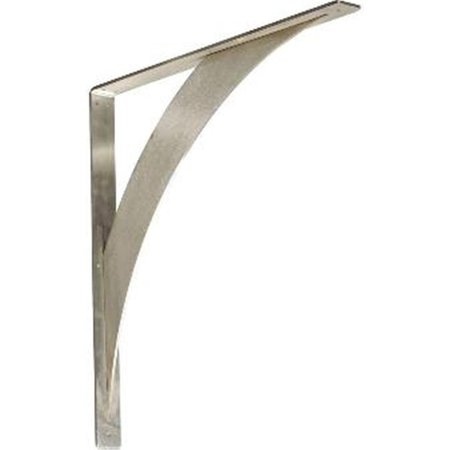 DWELLINGDESIGNS 2 in. W x 24 in. D x 24 in. H Legacy Bracket, Stainless Steel DW2572472